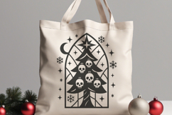 Gothic Christmas Tree SVG | Ornamental Tree &amp; Stained Glass Product Image 10