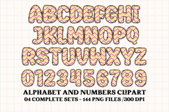 Springtime Alphabet png, letters doodle, springtime clipart Product Image 2