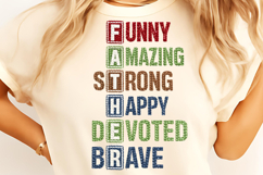 Father's Day PNG Bundle, Faux Yarn Dad PNG Bundle, Best Dad Product Image 21