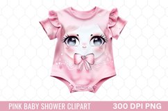 Pink Baby Shower Clipart Product Image 1