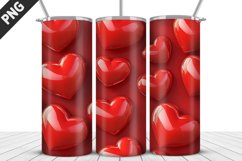 Valentines Love Skinny Tumbler PNG Wrap| Valentines Tumbler Product Image 3