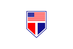 T America Shield Logo Design Product Image 1