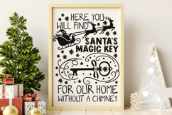 Here You Will Find Santa's Magic Key Svg, Christmas Svg. Product Image 7