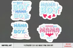 Digital download boy mom sticker