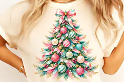 Merry Christmas PNG, Christmas Trees PNG, Christmas Shirt Product Image 4