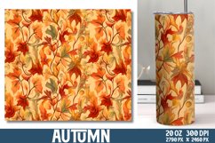 Autumn Tumbler Wrap, Tumbler Wrap PNG Product Image 1