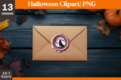 Halloween Wax Seals Clipart Skull Witch Halloween designs Product Image 2