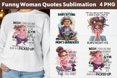 Funny Woman Quotes Sublimation, Woman Quotes PNG Product Image 1