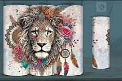 4 Lion Tumbler Sublimation, 20 oz Tumbler Wrap Product Image 2
