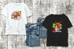 Watercolor Red Currant, Fruits Illustrations Product Image 10