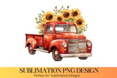 Sunflower Sublimation Clipart PNG Design Product Image 1