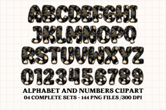 Christmas Alphabet png clipart, christmas letters doodle Product Image 4