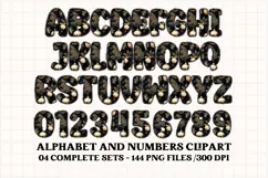 Christmas Alphabet png clipart, christmas letters doodle Product Image 4