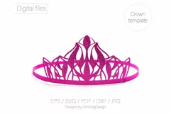 Crown svg Princess crown svg Tiara svg Birthday crown svg Product Image 1