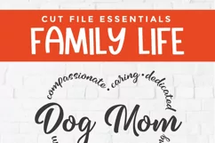 Dog mom svg, a dog mom heart with paw prints design Product Image 4