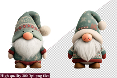 Christmas Gnome Funny Clipart png Product Image 1