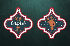 Santa&#039;s reindeers-Christmas Arabesque Ornaments Bundle Product Image 10