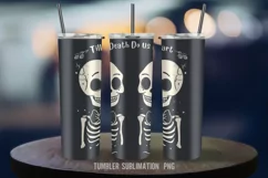 gothic couple tumbler