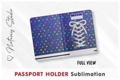 2 Sneaker patterns - Passport Holder sublimation. Product Image 3