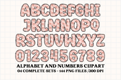 Love Forever Alphabet &amp; Numbers Clipart Set Product Image 4