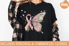 Breast Cancer PNG,Pink Breast Cancer Awarenes Sublimation Product Image 2