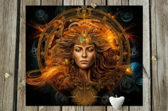 Zodiac signs | 12 Magic Skinny tumbler Sublimation designs Product Image 10