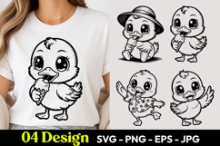 Sweet Baby Chick SVG PNG Product Image 1