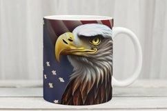 Mug Wrap PNG,Eagle, American Flag Sublimation Product Image 2