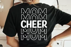 Cheer Mom SVG, Cheer Mom Stacked SVG, Cheer Mom Life SVG Product Image 7