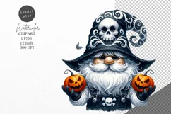 Halloween clipart, Halloween gnome clipart, Gnome clipart Product Image 1