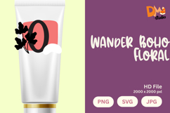 Wander Boho Floral Monogram Product Image 1