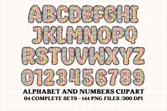 Back to School Alphabet png, letters doodle, school clipart Product Image 4