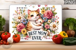 Best mom ever Design , Mom Kitchen Sublimation Product Image 1