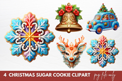 Christmas Sugar Cookie Clipart Sublimation Product Image 1