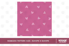 St Valentine's Day Hearts Cupid Love Seamless Pattern PNG Product Image 2