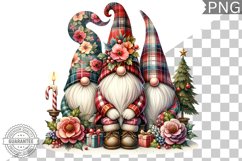 Christmas Gnome Sublimation - Clipart PNG Design Product Image 1