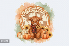 Hello Fall Sublimation - Halloween Design Product Image 1