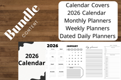 best simple 2026 dated planners bundle 2 Product Image 6