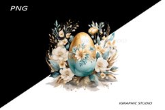 Easter Clipart, Easter Egg Clipart, Easter Bunny Png Product Image 1