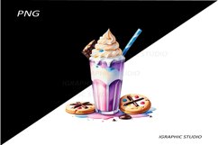 Milkshake Clipart, Food Clipart Product Image 1