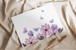 Pink XRay Butterflies PNG Clipart Product Image 3