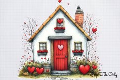 Farmhouse Love Valentine Clipart PNG Product Image 1