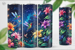 2 Hummingbird Tumbler Sublimation, 20 oz Tumbler Wrap Product Image 3