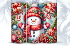 4 Christmas Seamless Tumbler Wrap 20 oz Product Image 3