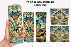 Jesus Skinny Tumbler 20oz Wrap Design, Christmas Tumbler Product Image 1