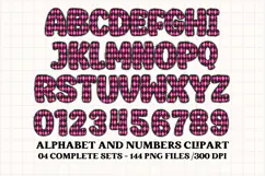 Neon Halloween Alphabet png clipart,halloween letters doodl Product Image 4
