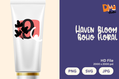 Haven Bloom Boho Floral Monogram Product Image 1