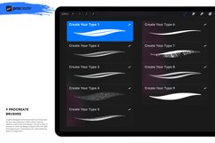 Create Your Type Brushes for Procreate Product Image 2