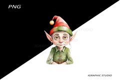 Christmas Clipart, Christmas Elf Clipart Product Image 1