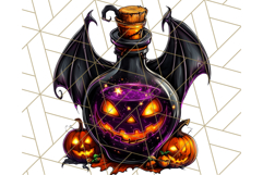 Bright Halloween Potion Bottle PNG Clipart, Holiday Elements Product Image 2